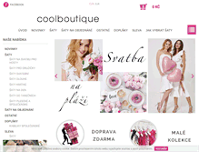 Tablet Screenshot of coolboutique.cz